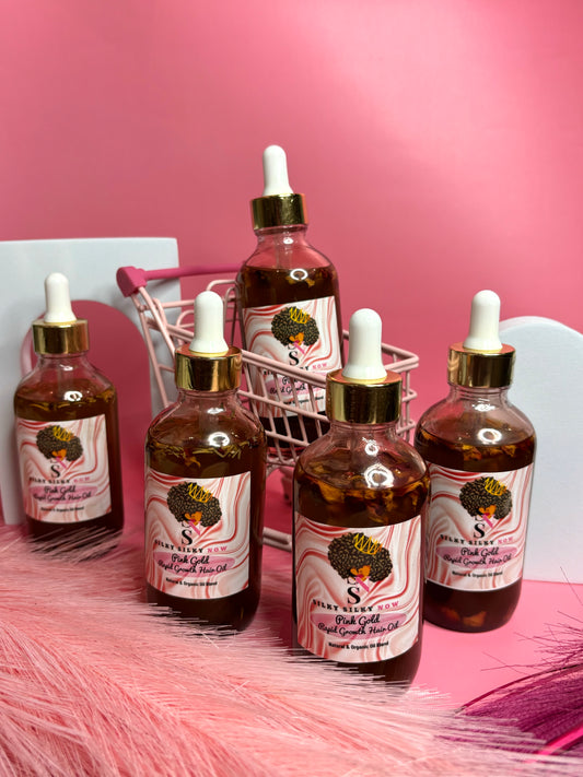 "Pink Gold" Rapid Growth Hair Oil